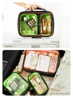 Translucent Travel Bag Set of 3