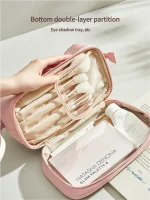 Cotton Pink Cloud Cosmetic Bag