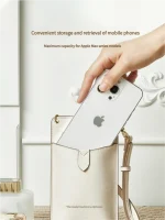 White Cell Phone Shoulder Bag