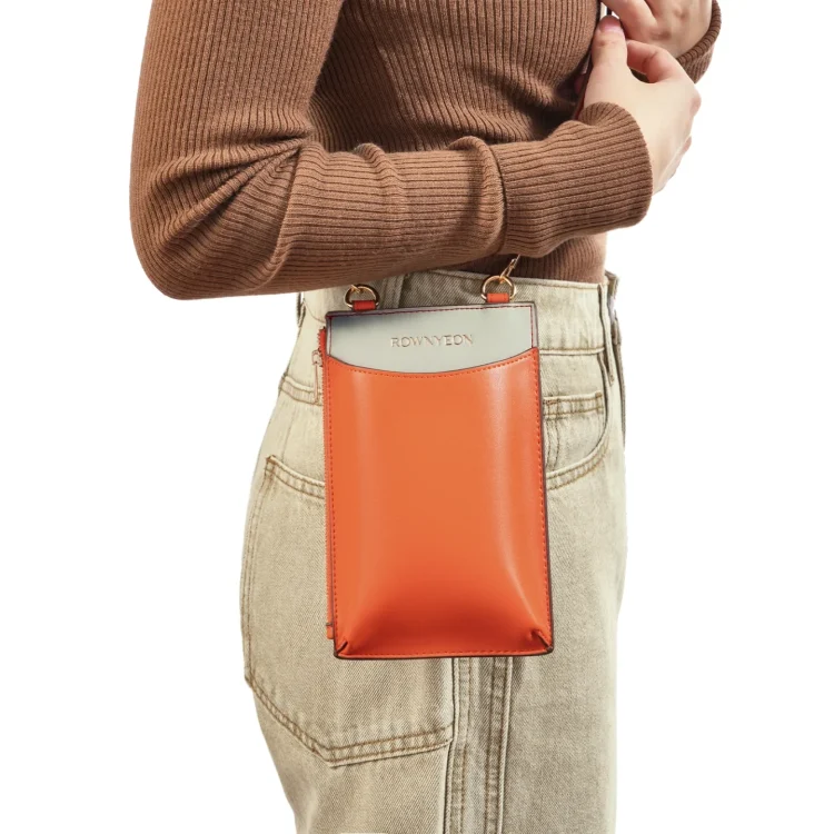 Orange Cell Phone Bag3