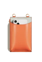 Orange Cell Phone Shoulder Bag