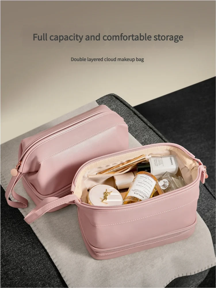 Cotton Pink Cloud Cosmetic Bag