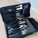 Folding Cosmetic Brush Bag (Black) photo review