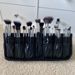 Folding Cosmetic Brush Bag (Black) photo review