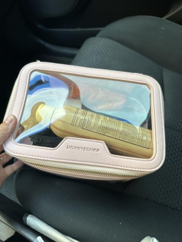 Square Transparent Cosmetic Bag photo review