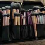 Folding Cosmetic Brush Bag (Black) photo review