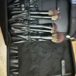 Folding Cosmetic Brush Bag (Black) photo review