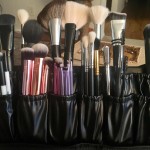 Folding Cosmetic Brush Bag (Black) photo review