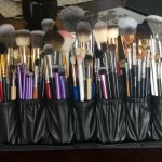 Folding Cosmetic Brush Bag (Black) photo review