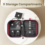 First Aid Bag Empty Medical Bag for Travel Home Car and Office Compact Emergency Storage Organizer (No Medications Included)